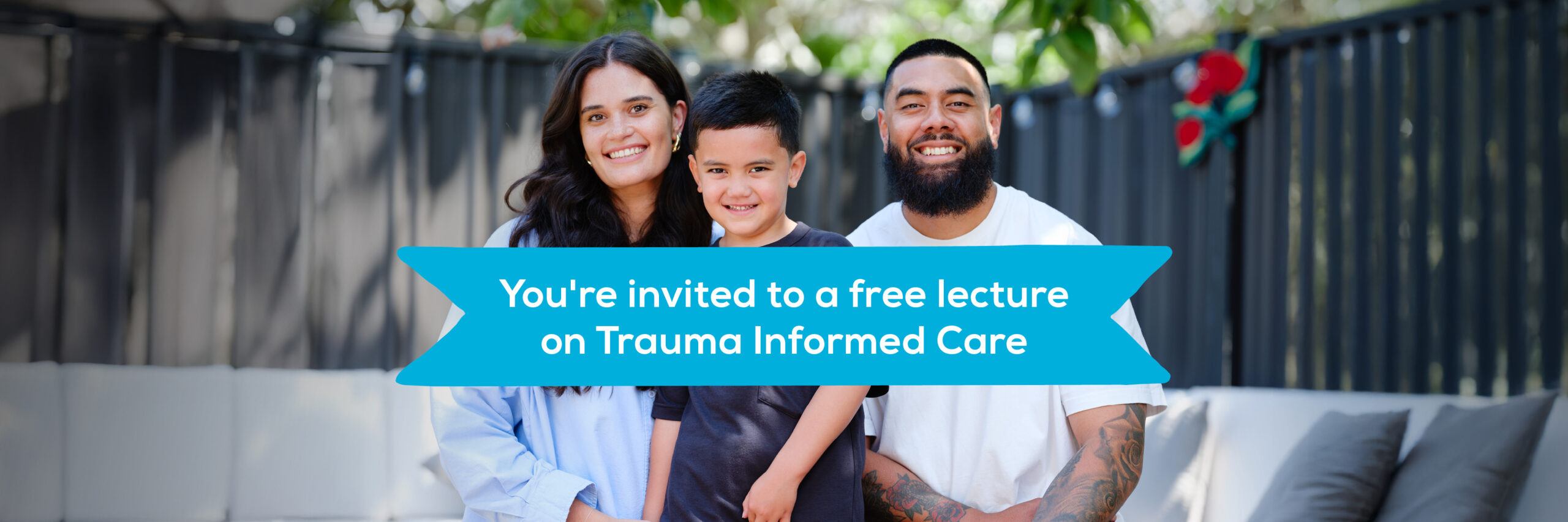 You're invited to a free lecture on Trauma Informed Care